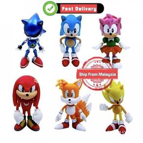 Sonic Shadow Tails Characters Figure 6Pcs/Set