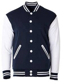 JAKET VARSITY colour Navy Blue White code CRJ1104