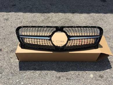 Mercedes W176 Facelift Front Grill Diamond grille