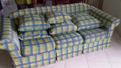 3 Seater Cloth Large Sofa Set TL252