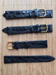 3pcs 18mm JB Champion Leather Watch Strap