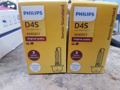 Philips ORI D4 D2 TOYOTA VELLFIRE 3 YEAR WARRANTY