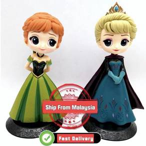 Q Posket Frozen Snow Queen Elsa & Anna figure 2pcs