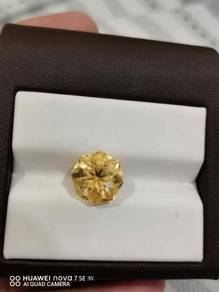 Permata citrine 5.28 carat