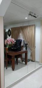 INSTALL WALL MIRROR l pasang cermin dinidng