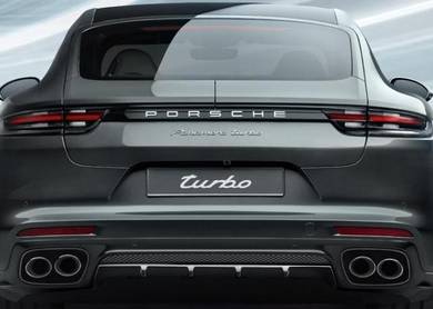 Porsche Panamera tail lamps 971 dark rear lamp