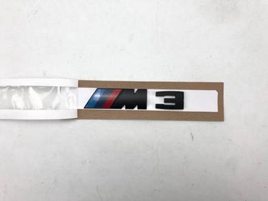 BMW M3 Emblem Logo M Performance Matte Black