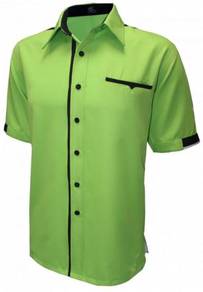 Baju Kemeja Korporat F1 Lelaki FC891 Apple Green