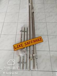 Rail Langsir ALUMINIUM Kukuh