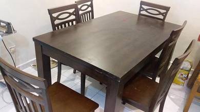 Solid Wood Dinning Table wt 6 Chair TL281