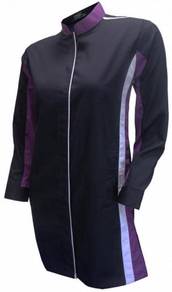 Korporat Muslimah Labuh FC1093 Navy Blue Purple
