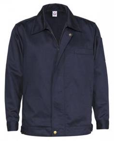 Jaket Pekerja TC Drill Zip Tutup Navy Blue [JK41]