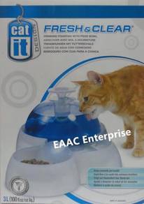 Catit Fresh Clear Cat Drinking Fountain Food Bowl