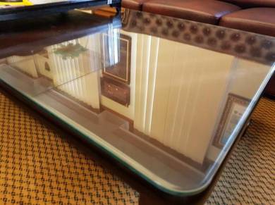 PASANG TABLE GLASS l kaca alas meja