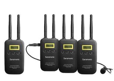 NEW Saramonic VmicLink5 Wireless Lav Mic 3 person