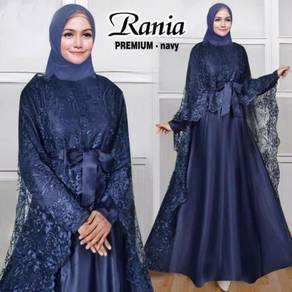 Rania dress long sleeve gold pink red blue grey