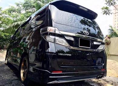 Alphard / vellfire rear skirt modelista bodykit