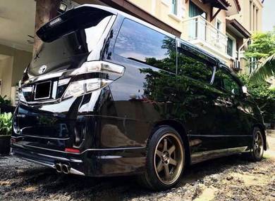 Alphard / vellfire rear skirt modelista bodykit