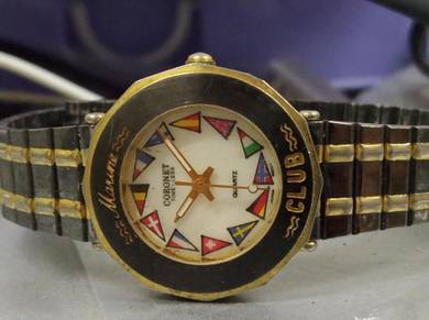 Original Coronet marine club lady watch Japan