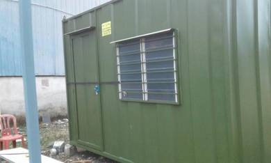 10ft x 20ft cabin offis / cabin besi / kontena