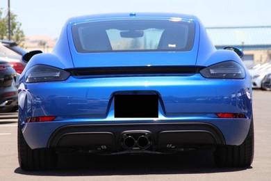 Porsche Boxster 718 lamps Cayman dark rear lamp