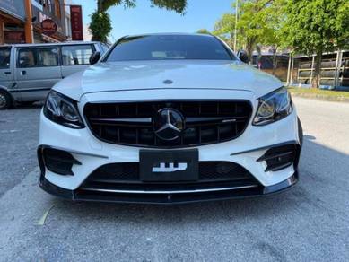 Mercedes Benz W213 carbon canard with trim