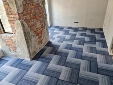 PASANG KARPET l tile carpet install