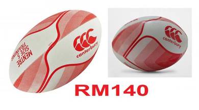 (READY STOCK) CANTEBURY Rugby Ball RED ( Bola Ragb