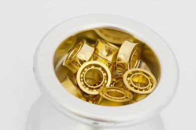 Yoyo Bearing gold plated 10-ball