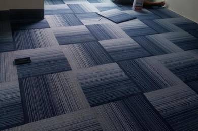 PASANG KARPET l tile carpet install