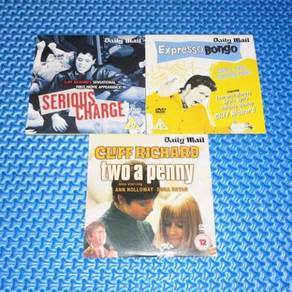 Cliff Richard DVD Films Lot of 3 Daily Mail DVDs