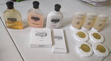 Majestic and Evergreen hotel lotion toiletries