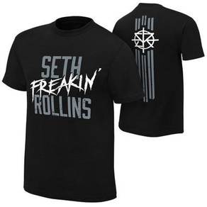 WWE WWF T Shirt Seth Freakin Rollins Black