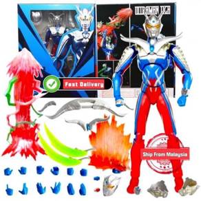 SHF Act Ultraman Zero Tiga Action Figures 17cm
