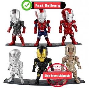 Marvel Avengers IronMan QVersion MK2 MK22 6pcs/set