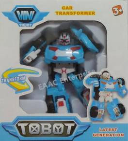 Tobot Transformation Transformer Robot Car Blue