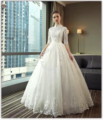 White wedding bridal dress gown RB2100