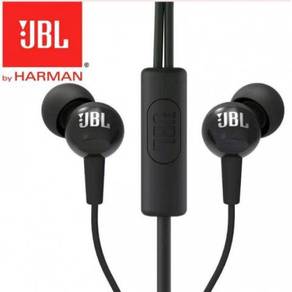 Original JBL C100SI In-Ear Headphones with Mic (Bl