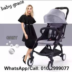 NEW baby grace compact stroller [GREY]
