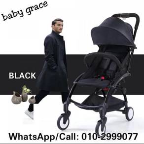 NEW baby grace compact stroller [BLACK]