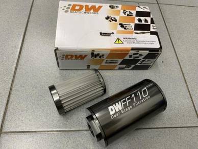 DW Deatschwerks 110mm In Line Fuel Filter 10AN