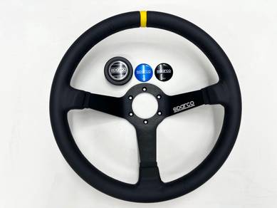 Sparco Steering - R345 - Leather / Suede - 350mm