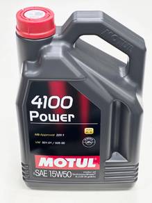 MOTUL (4 Litre) 4100 Power 15W50 Engine Oil