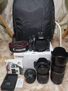 billede hovedsagelig elektronisk Canon eos 650D DSLR, Lenses & Accessories - Cameras & Photography for sale  in Cheras, Selangor
